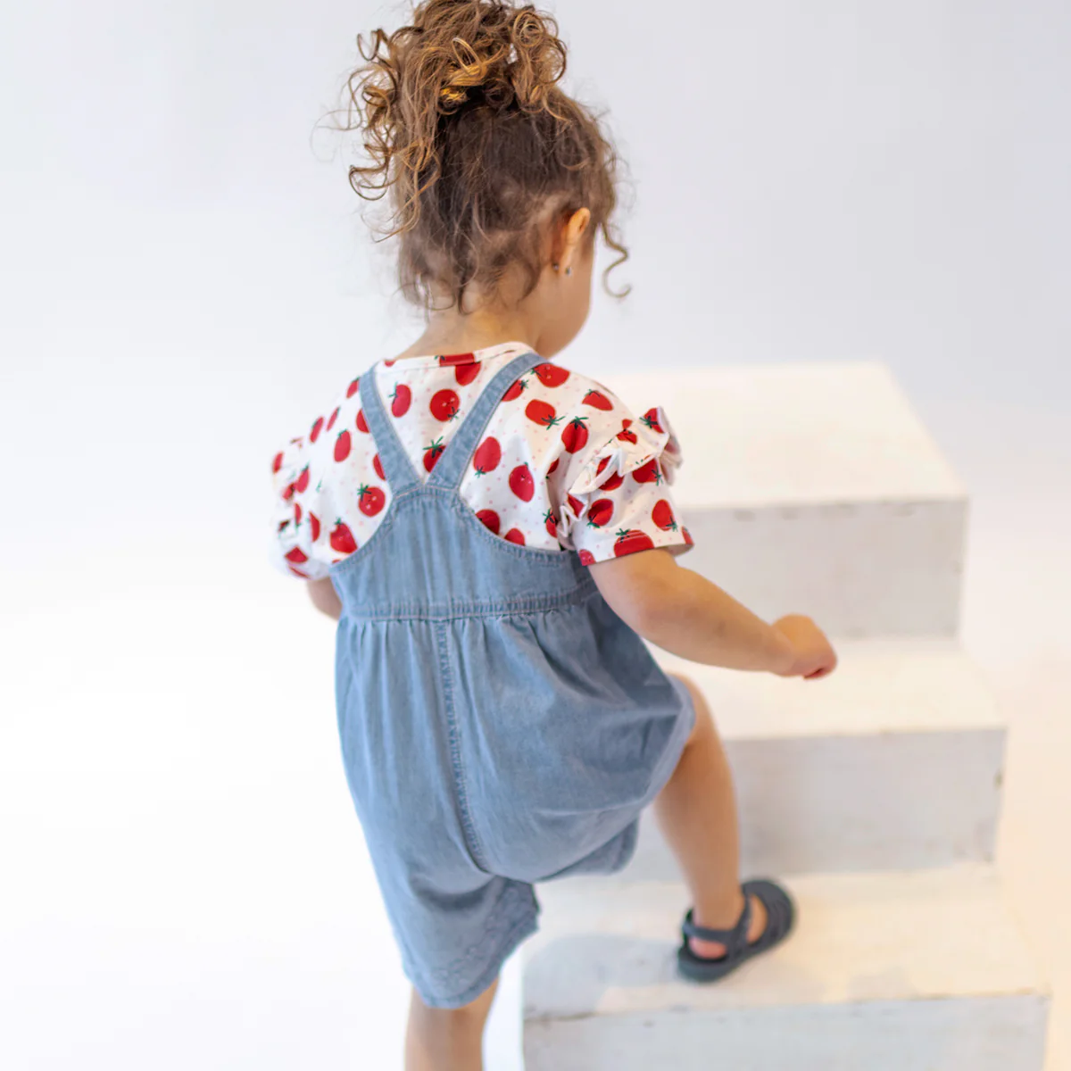 Salopette en denim léger, bébé - Image 4