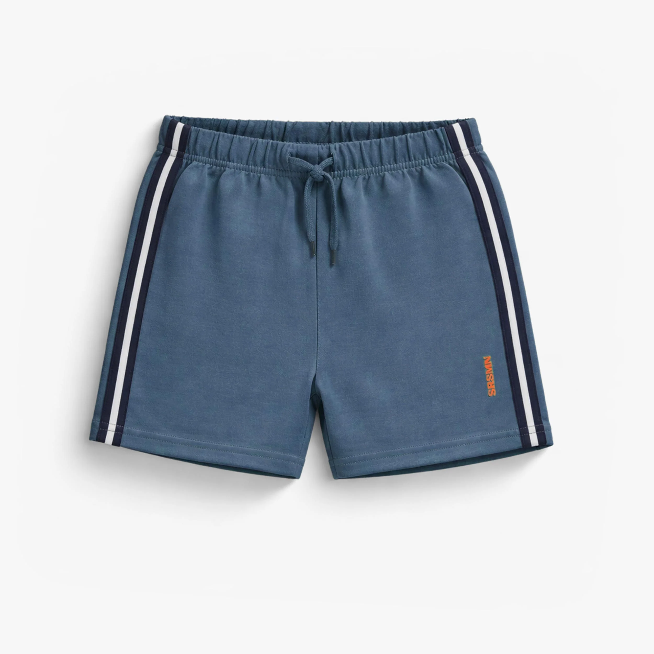 Short bleu marine en jersey, enfant