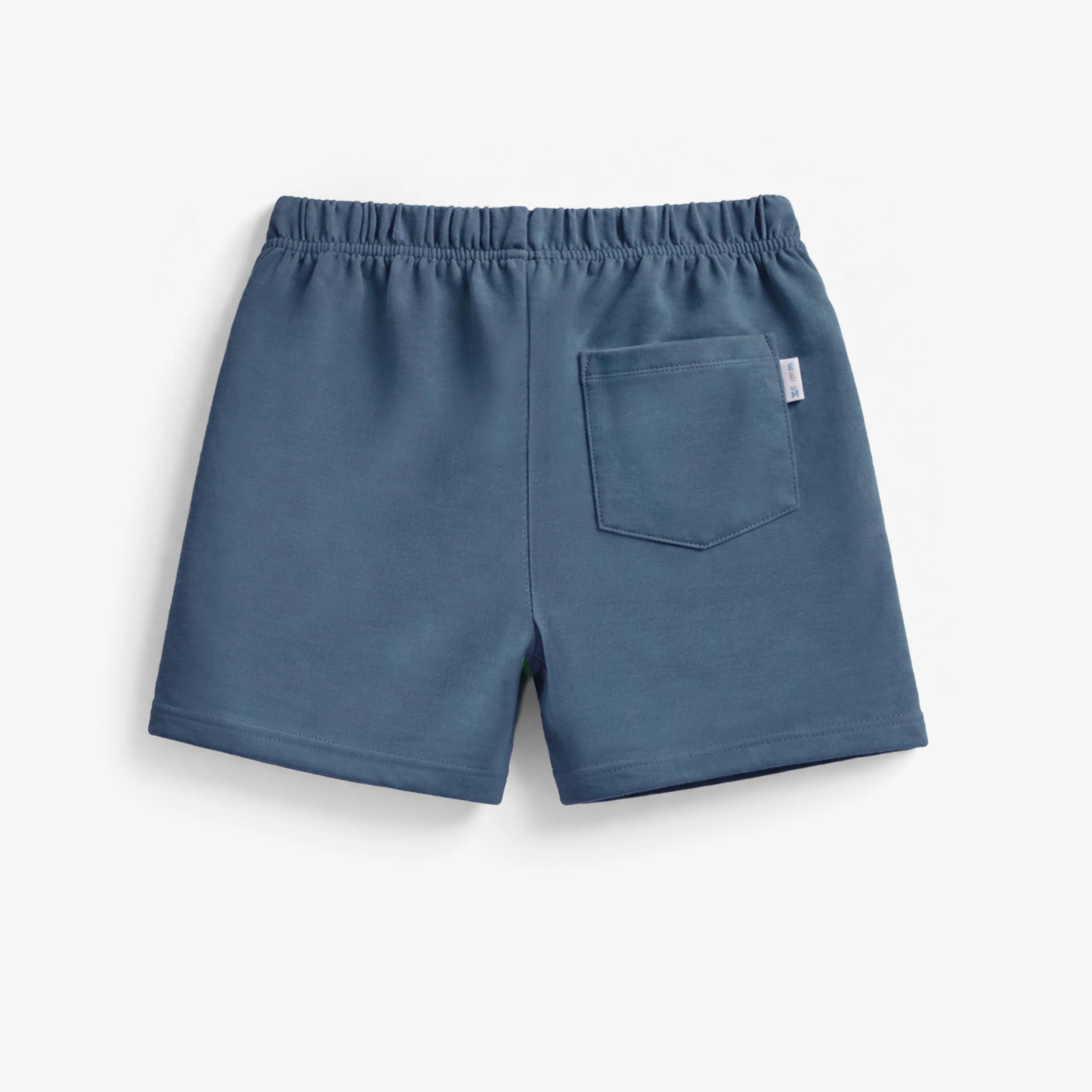 Short bleu marine en jersey, enfant - Image 2