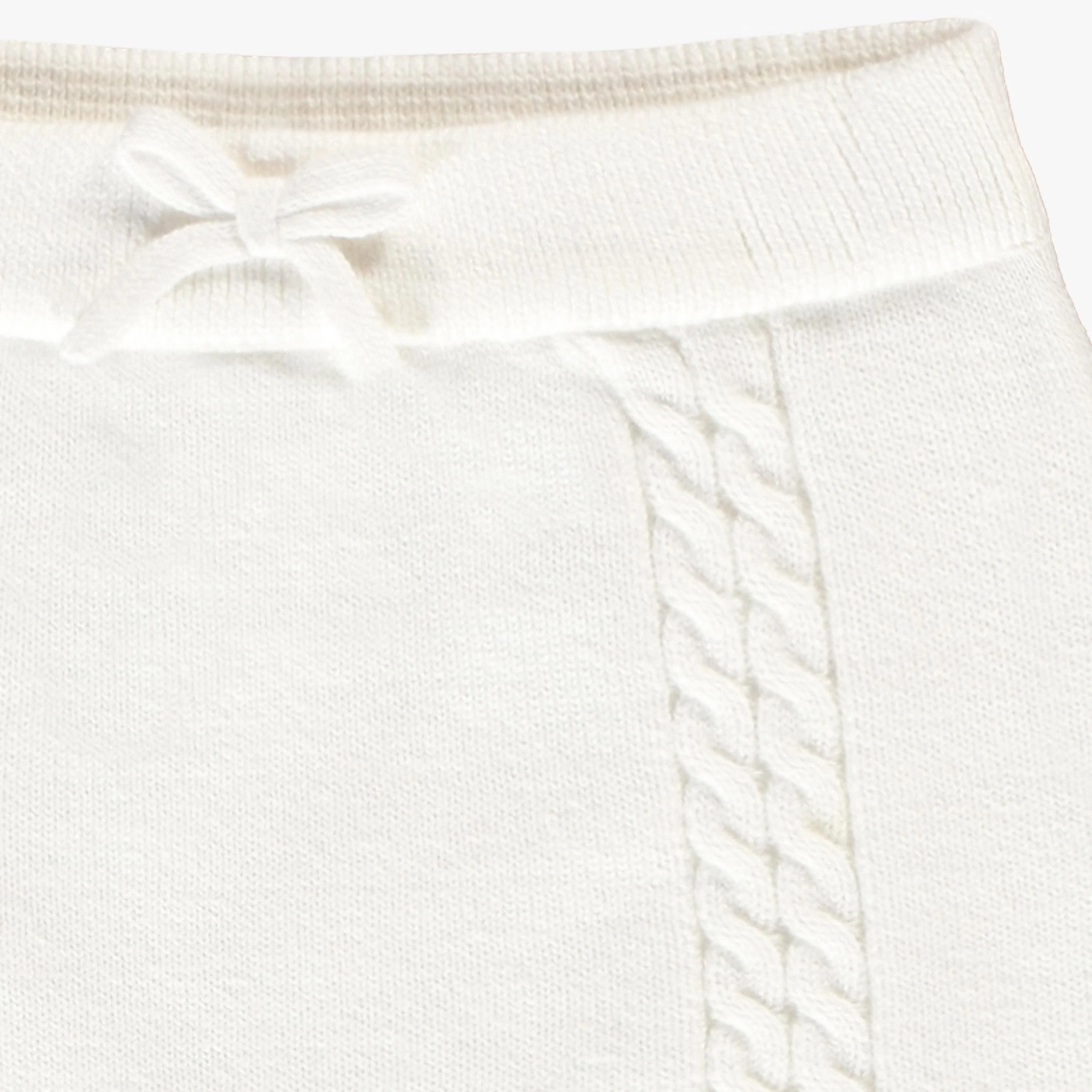 Short crème en tricot, naissance - Image 2