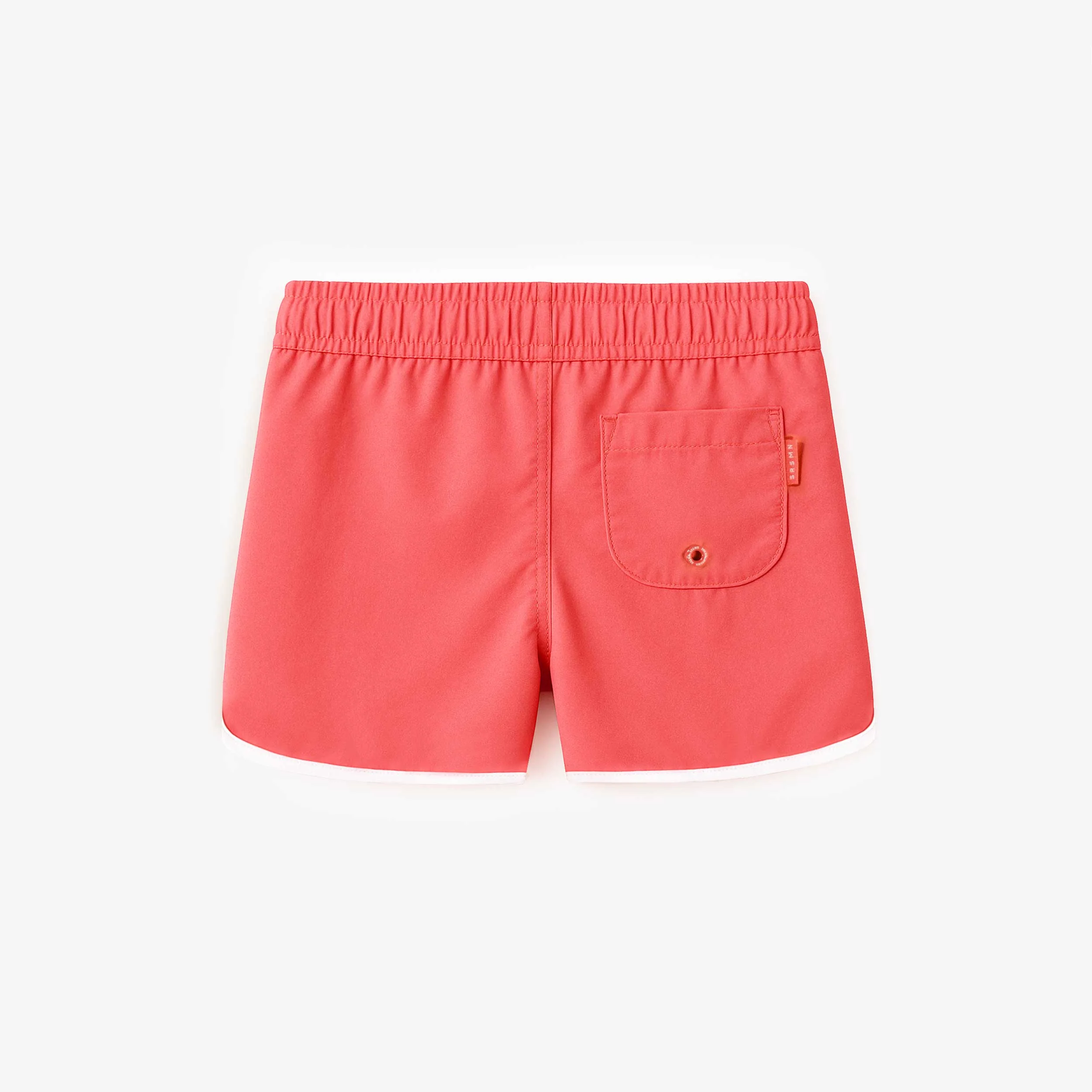 Short de bain rose corail, enfant - Image 4