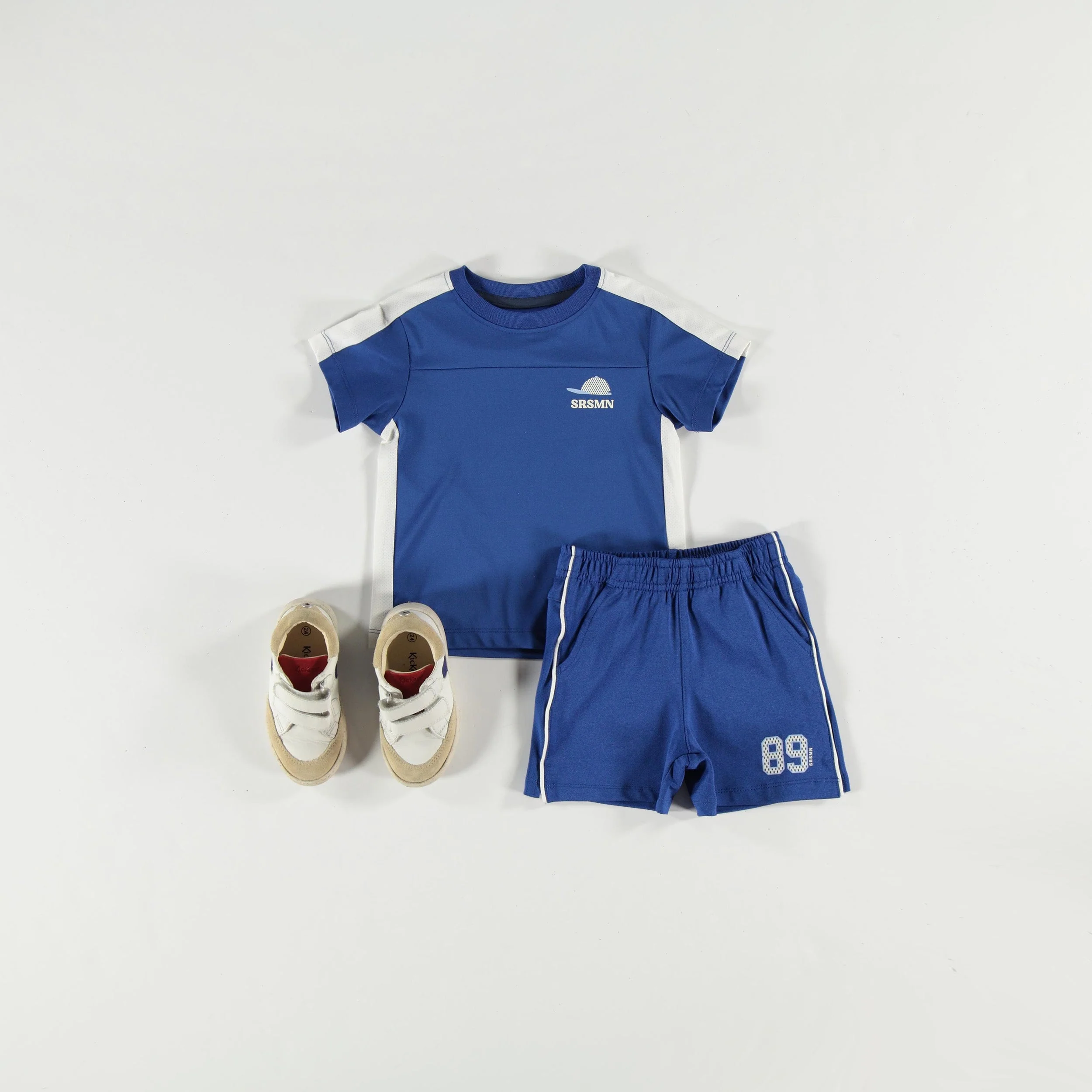 Short de sport bleu, bébé - Image 3