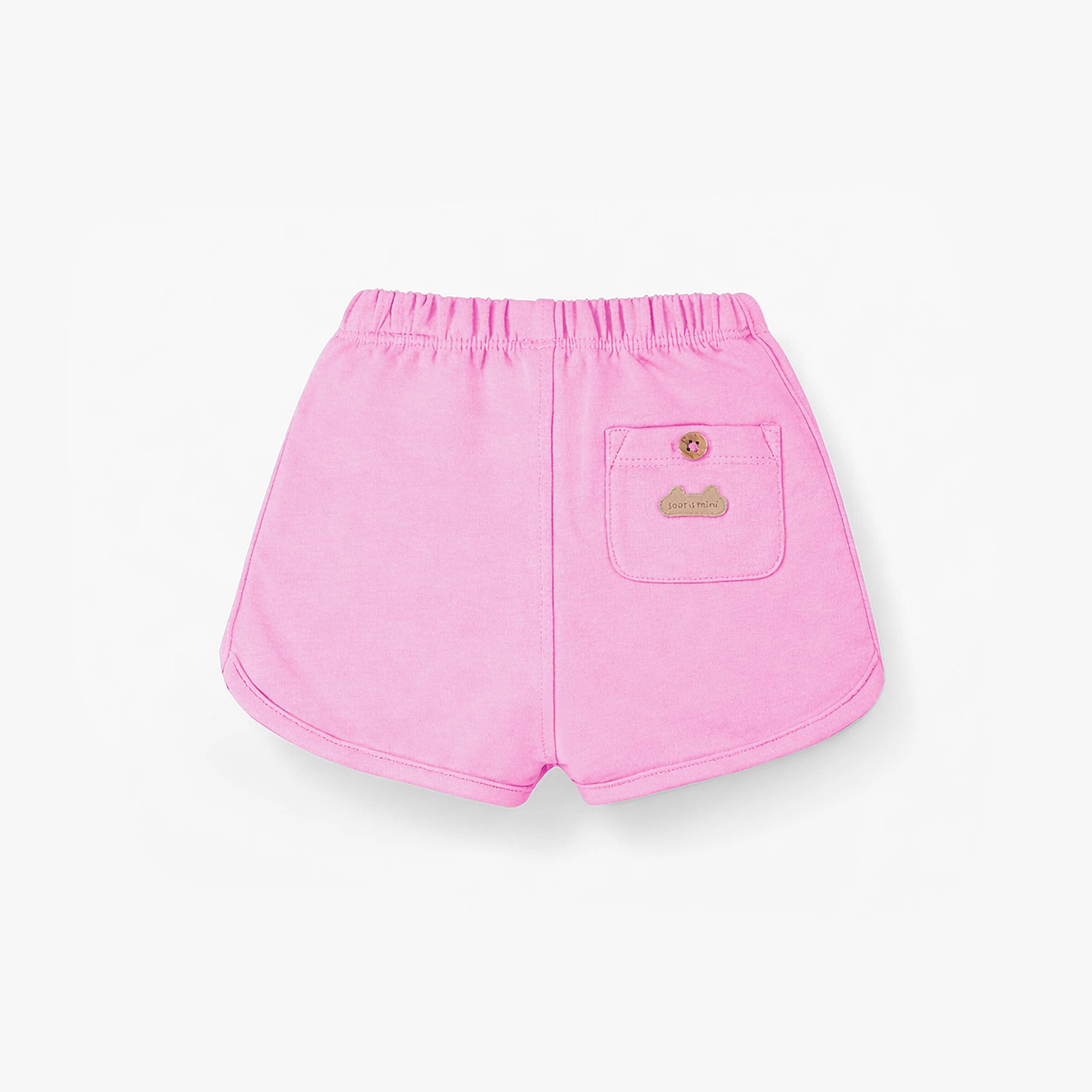 Short mauve en coton français, naissance - Image 5