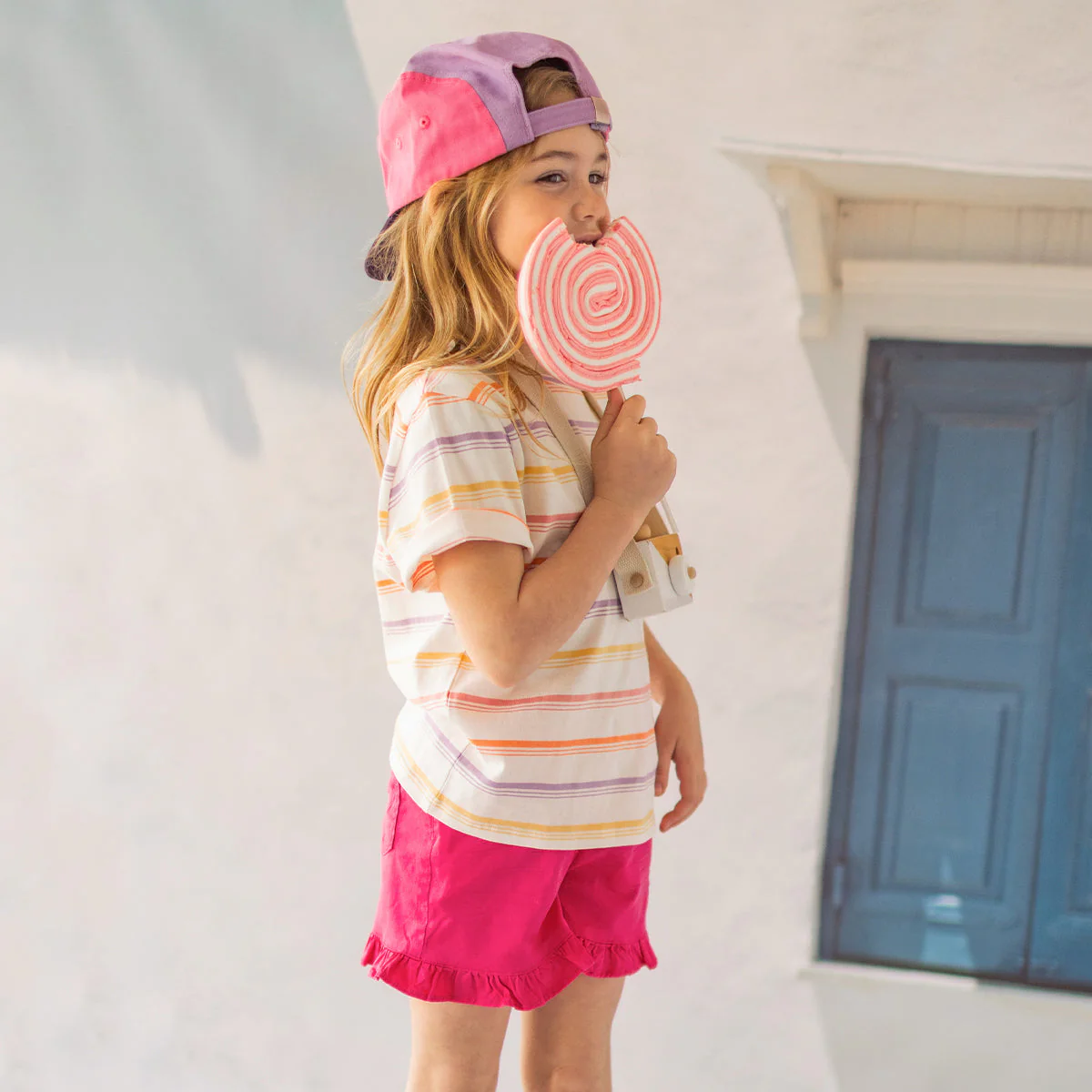 Short rose en lyocell, enfant - Image 2