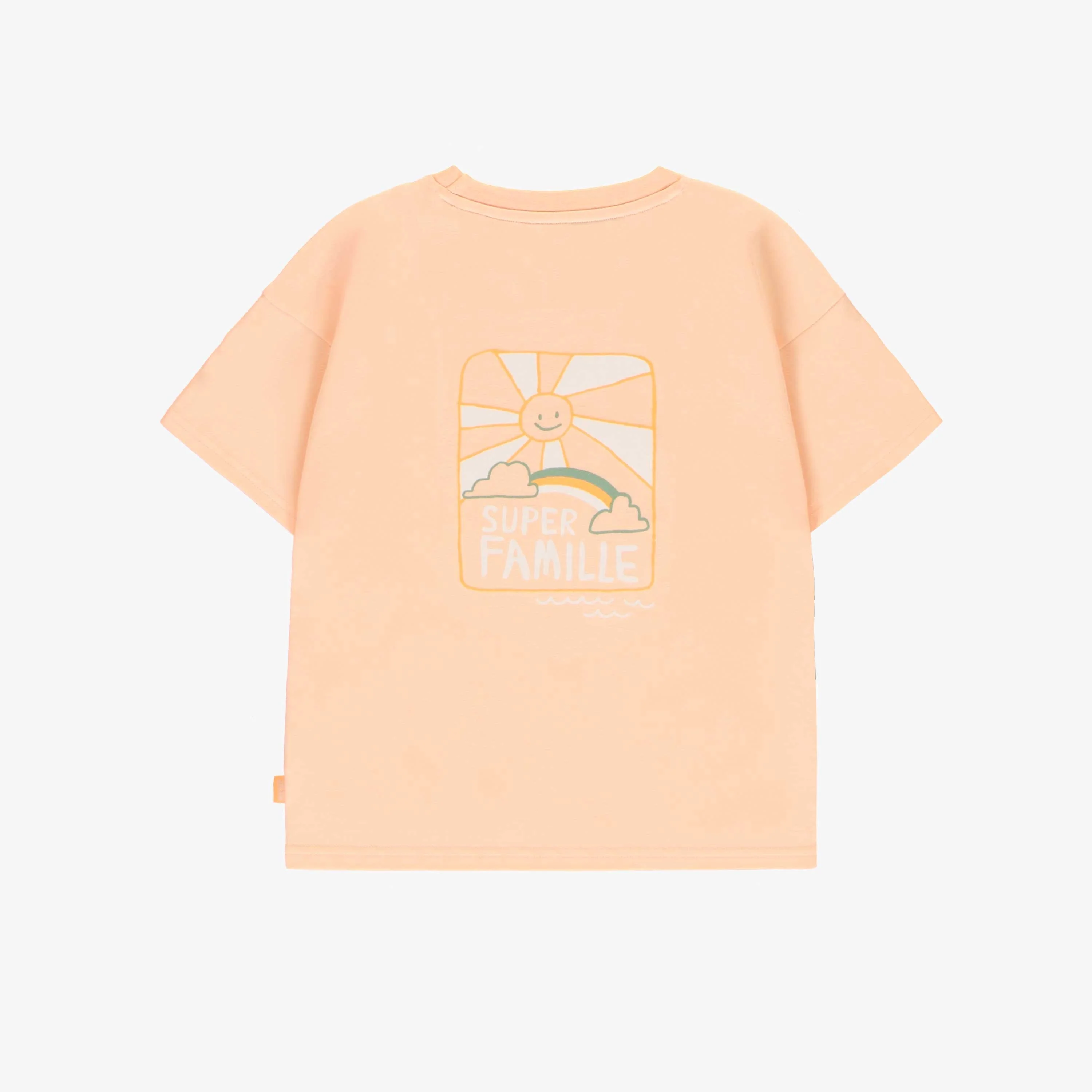 T-shirt à manches courtes pêche avec illustrations, bébé - Image 2