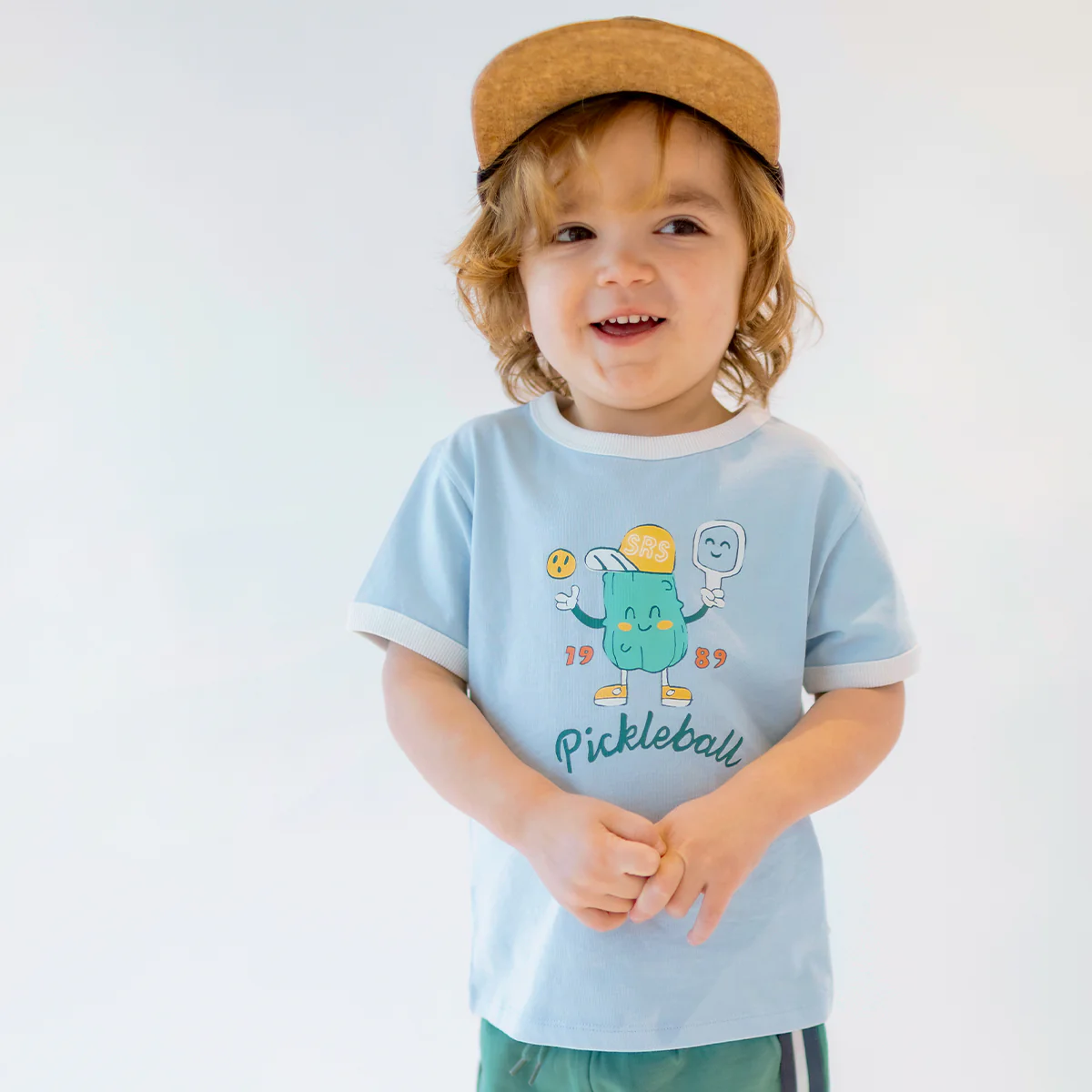 T-shirt bleu avec illustration, bébé - Image 2