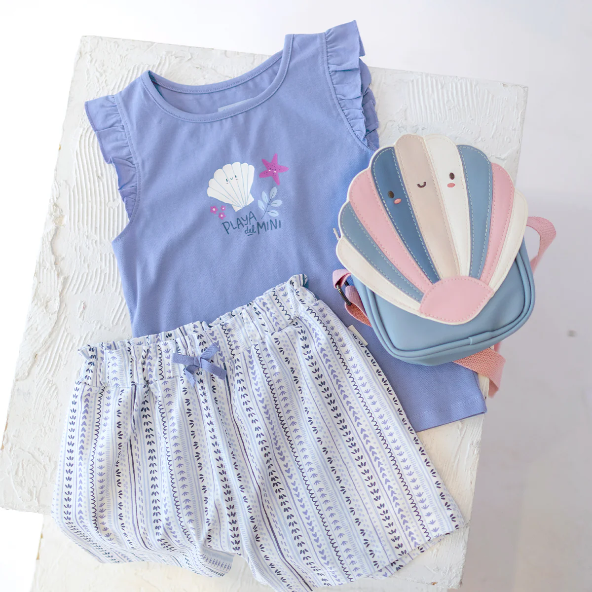 T-shirt bleu avec illustration, enfant - Image 3