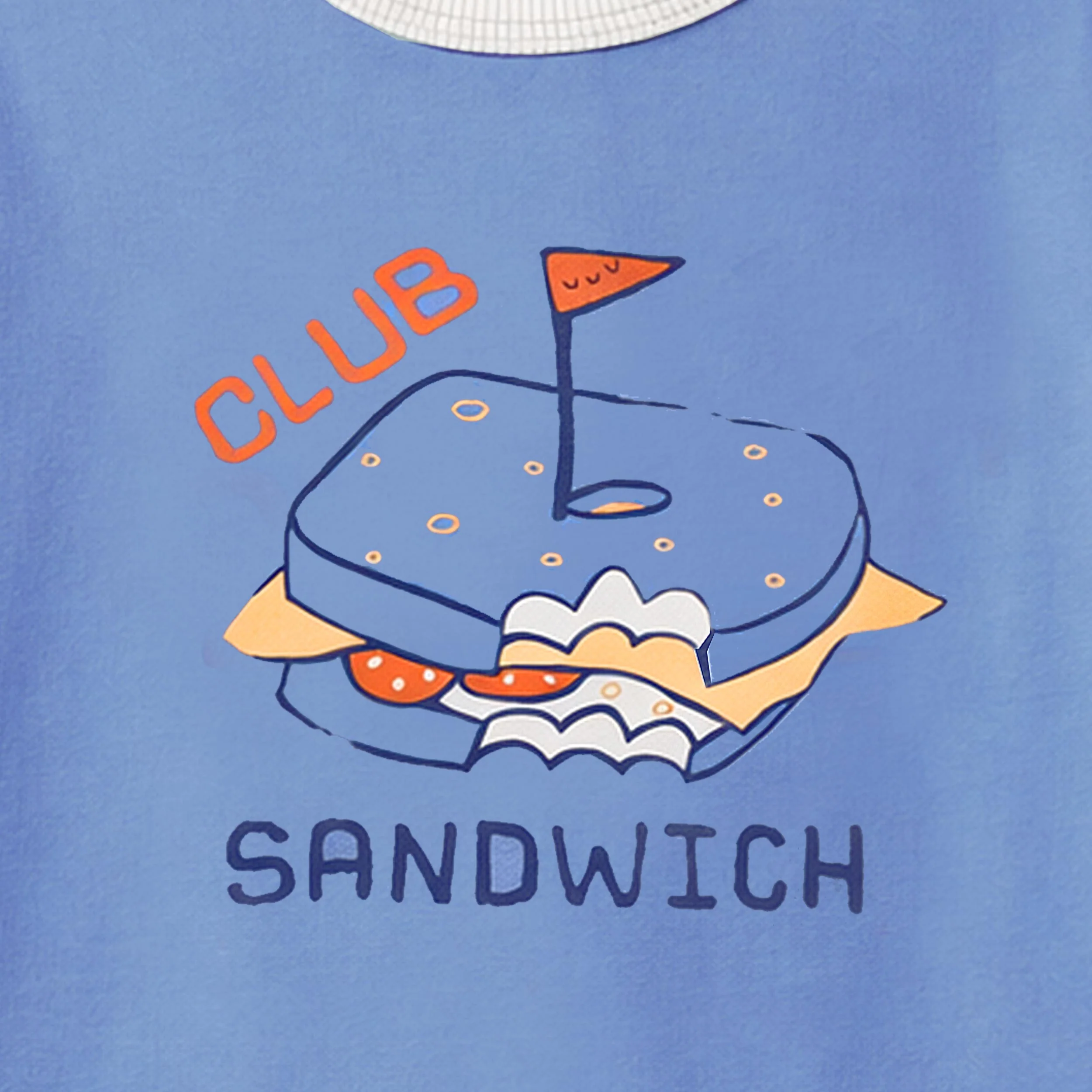 T-shirt bleu avec illustration, enfant - Image 2