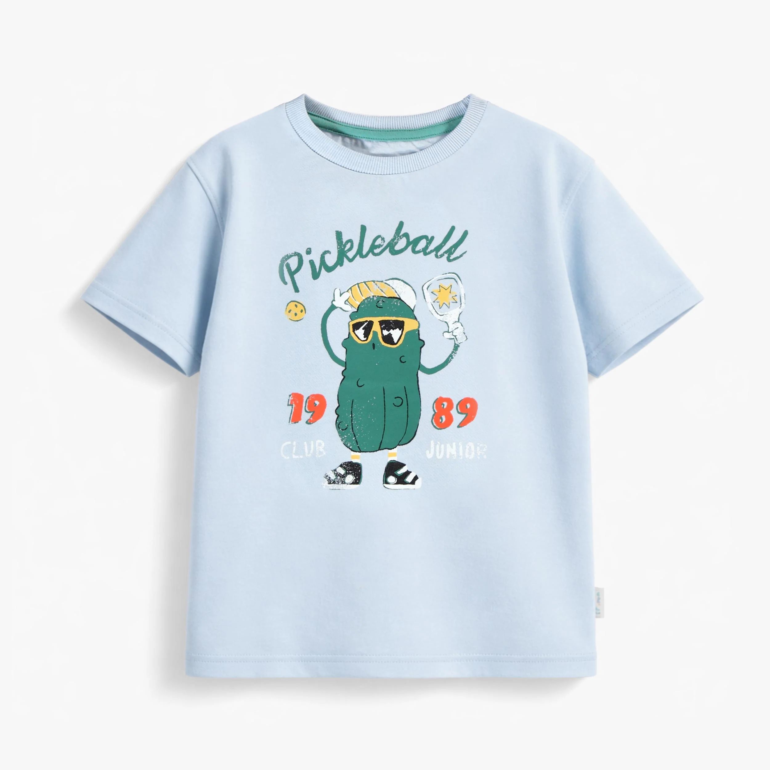 T-shirt bleu pâle avec illustration, enfant