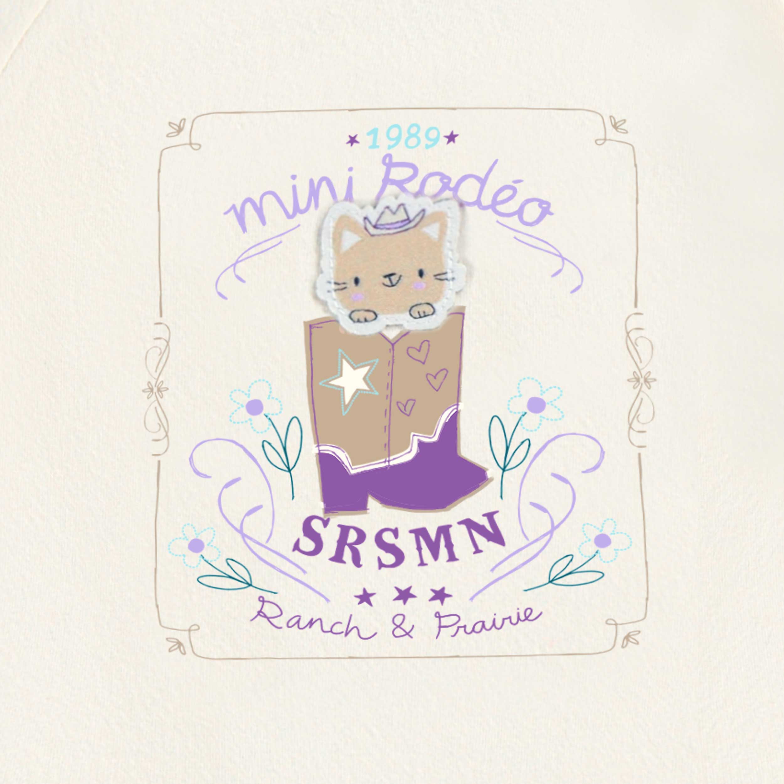 T-shirt crème avec illustration, bébé - Image 2