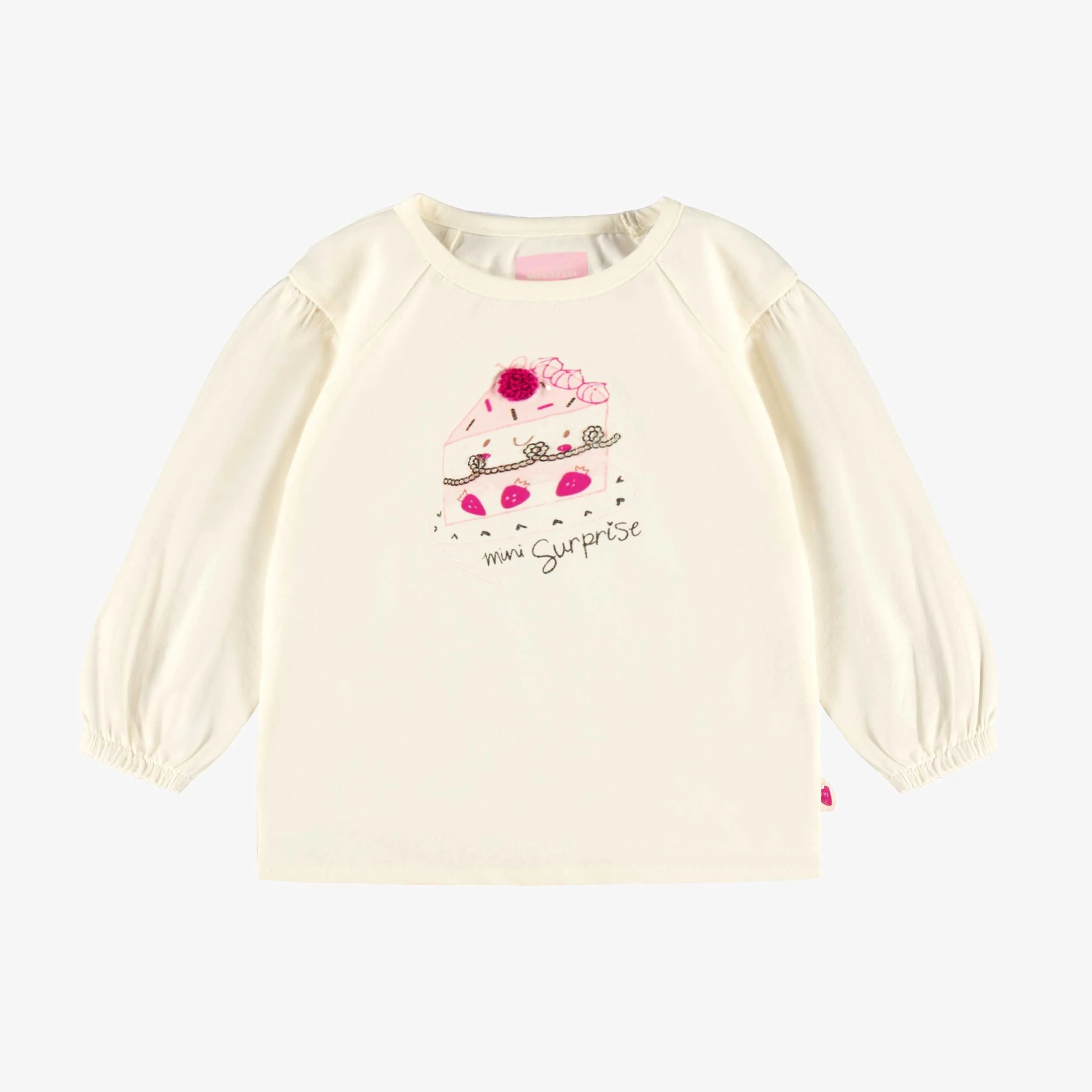 T-shirt crème avec illustration, bébé