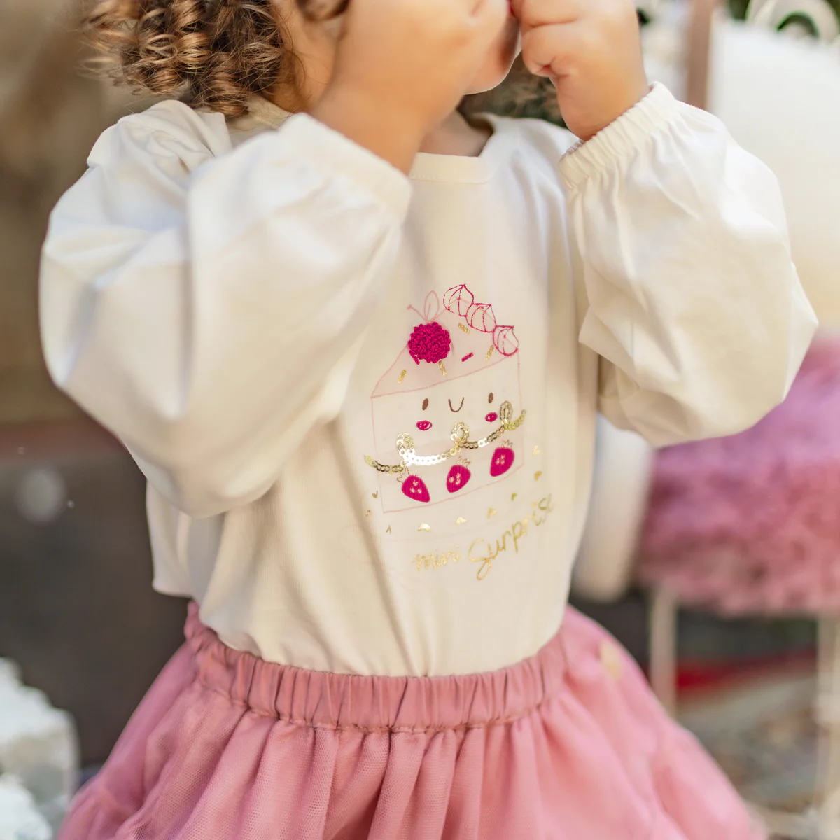 T-shirt crème avec illustration, bébé - Image 3