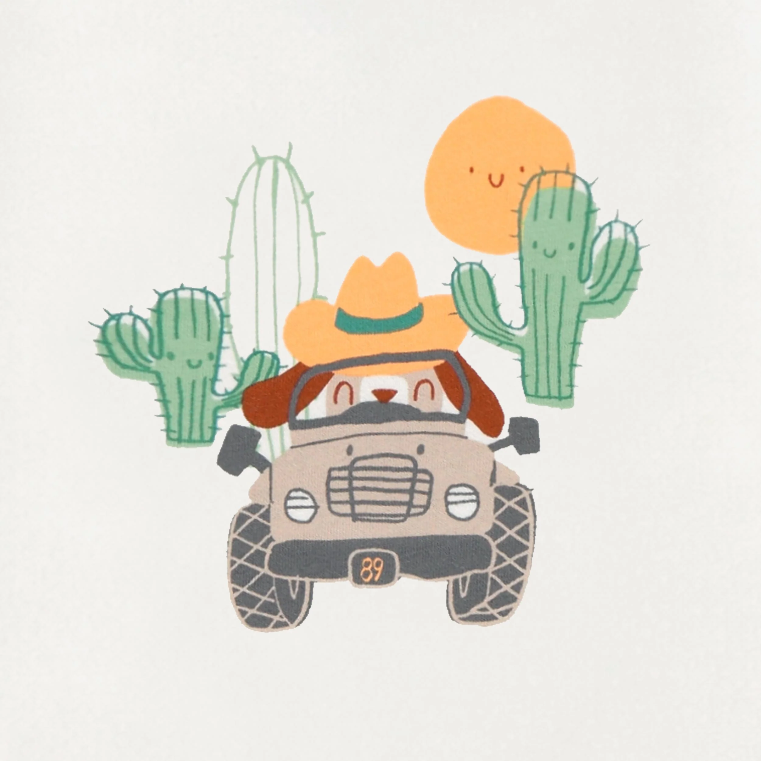 T-shirt crème avec illustration, bébé - Image 2