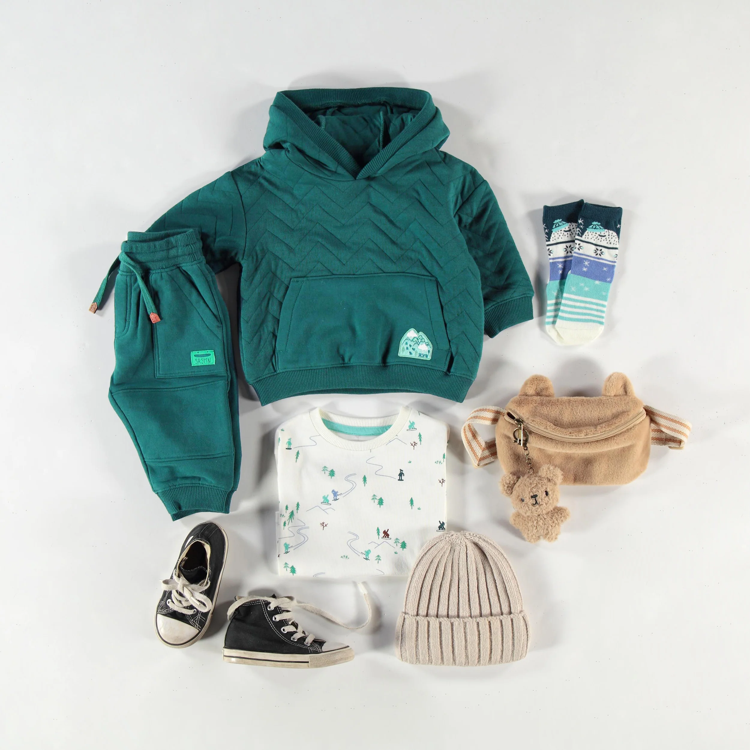 T-shirt crème avec motifs, bébé - Image 3