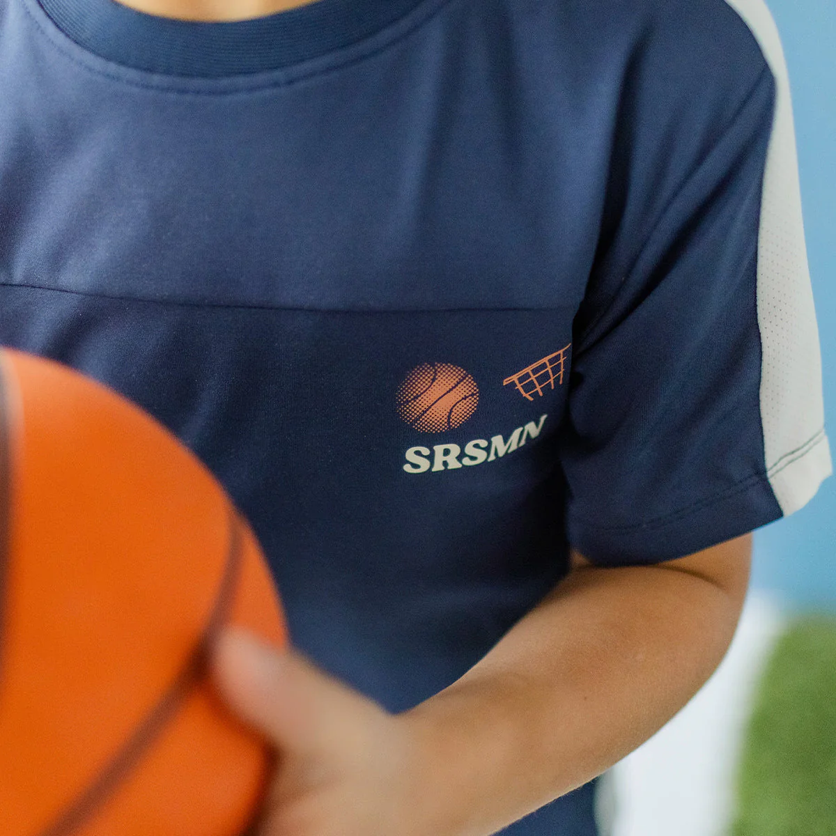 T-shirt de sport bleu marine, enfant - Image 5