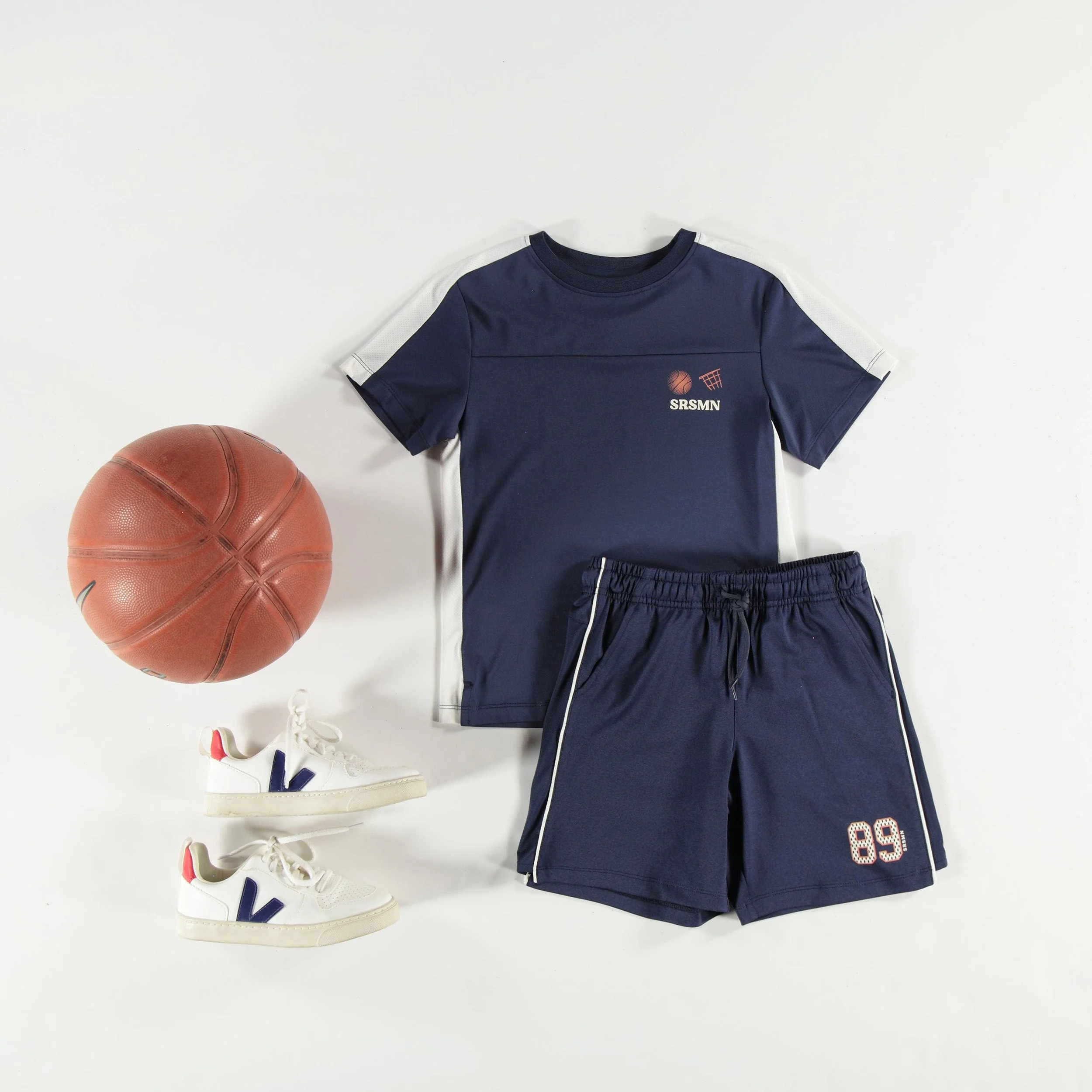 T-shirt de sport bleu marine, enfant - Image 7