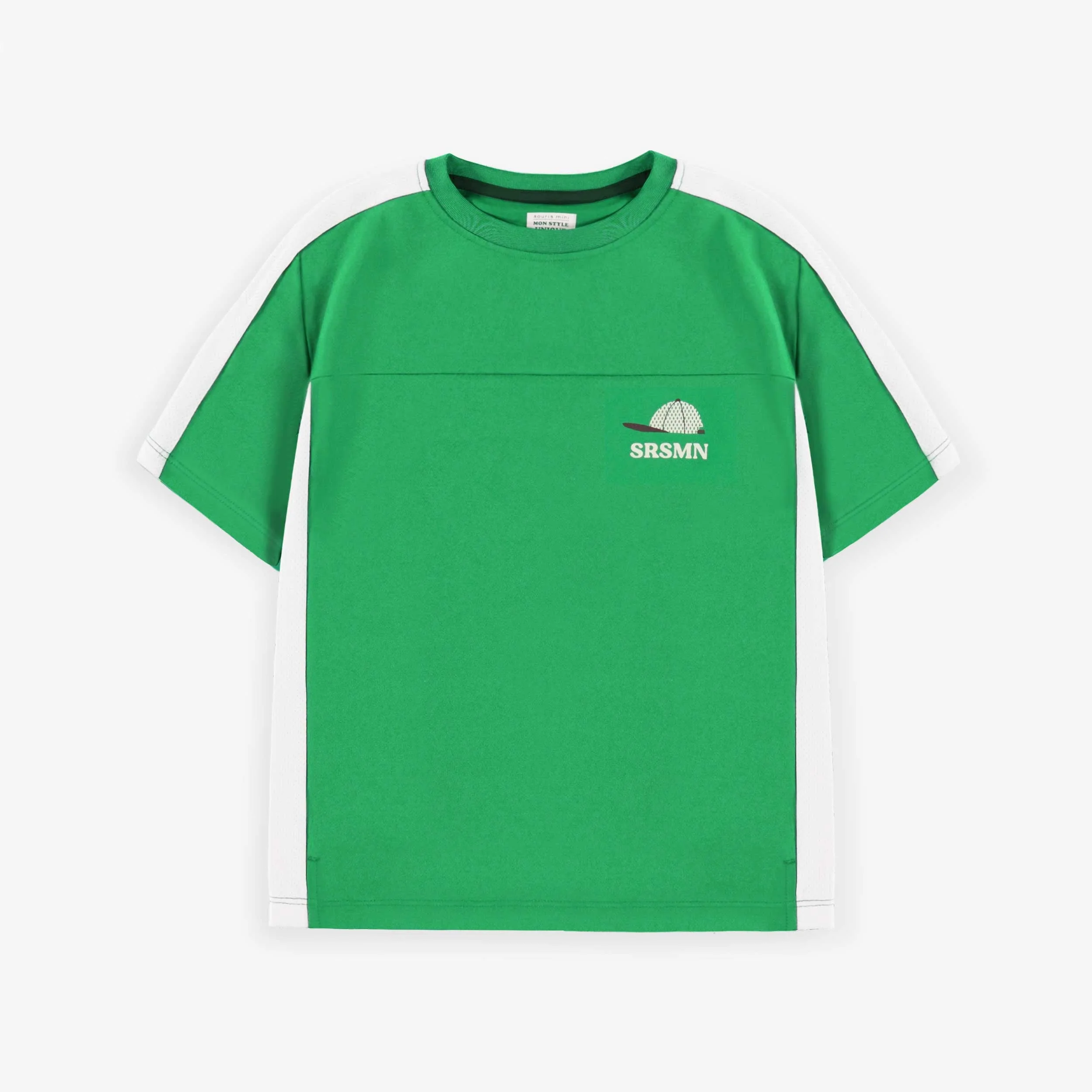 T-shirt de sport vert, enfant