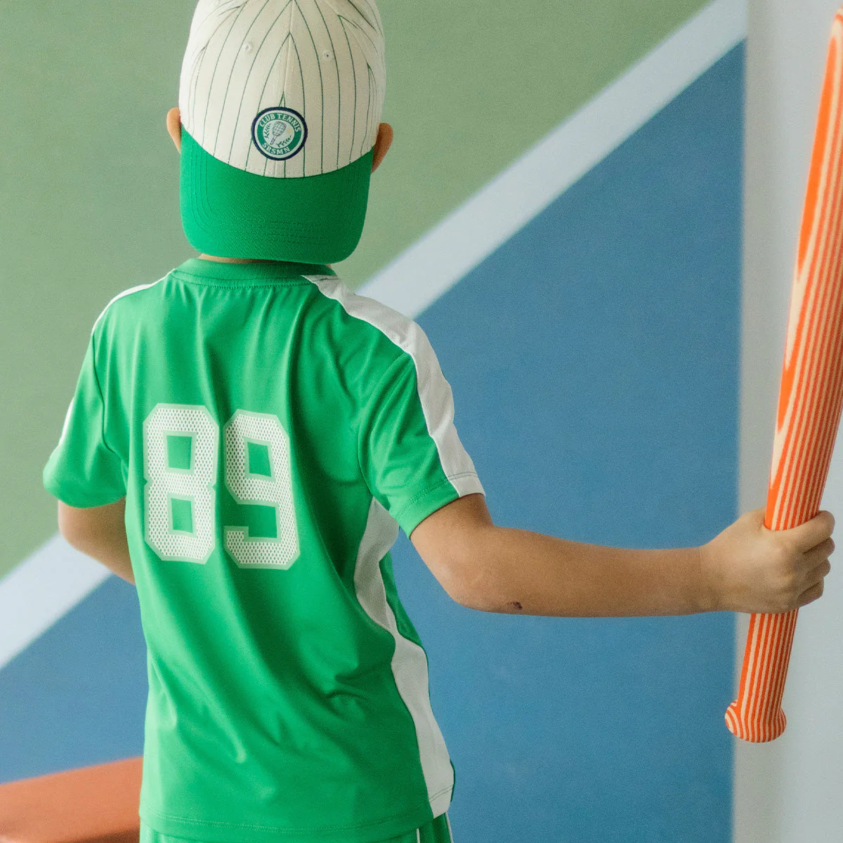 T-shirt de sport vert, enfant - Image 2