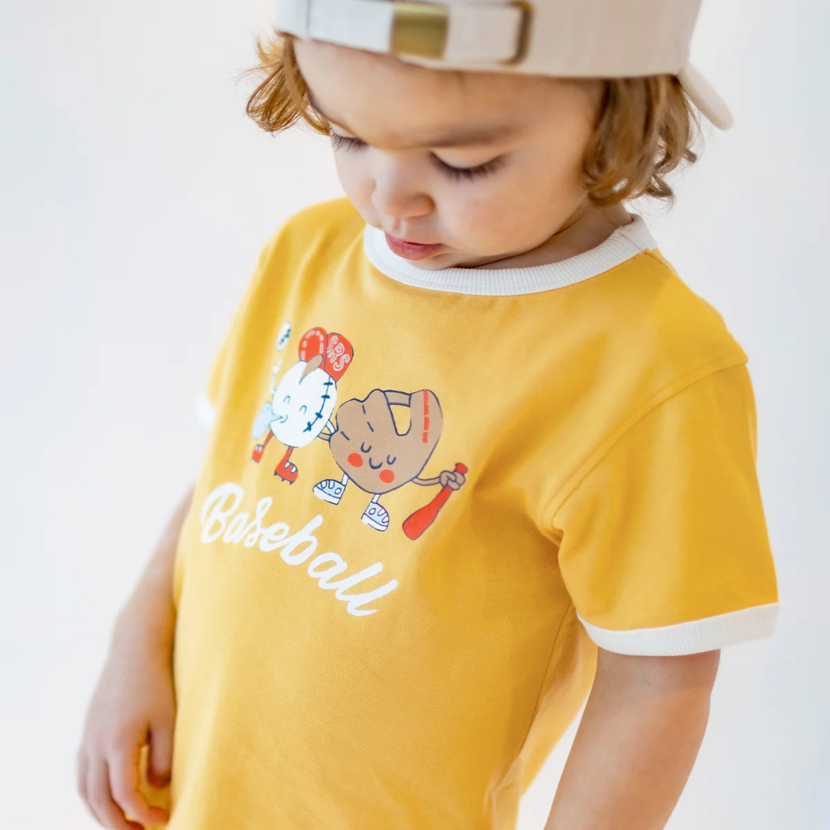 T-shirt jaune avec illustration, bébé - Image 3