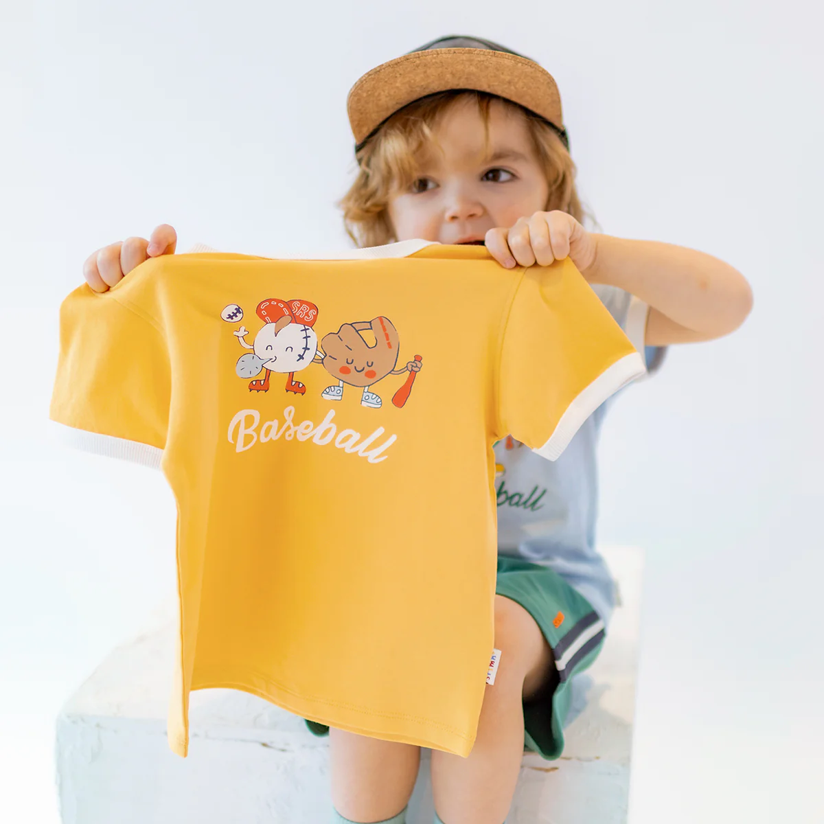 T-shirt jaune avec illustration, bébé - Image 4