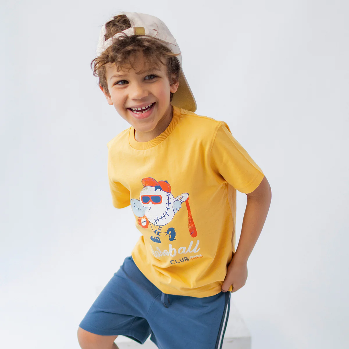 T-shirt jaune avec illustration, enfant - Image 2