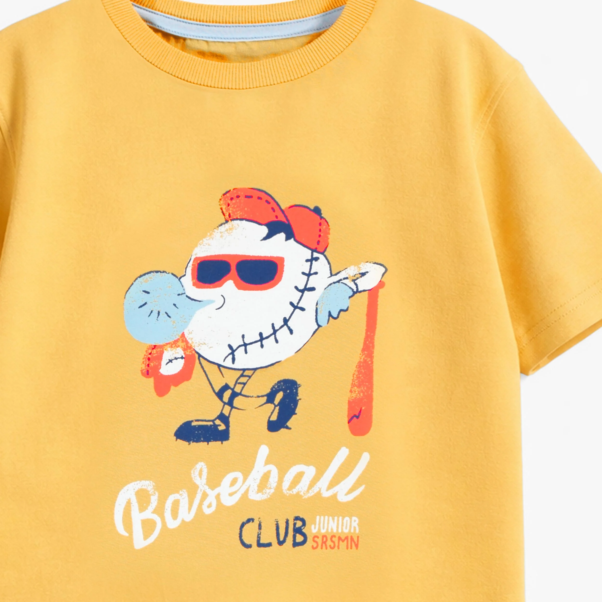 T-shirt jaune avec illustration, enfant - Image 4