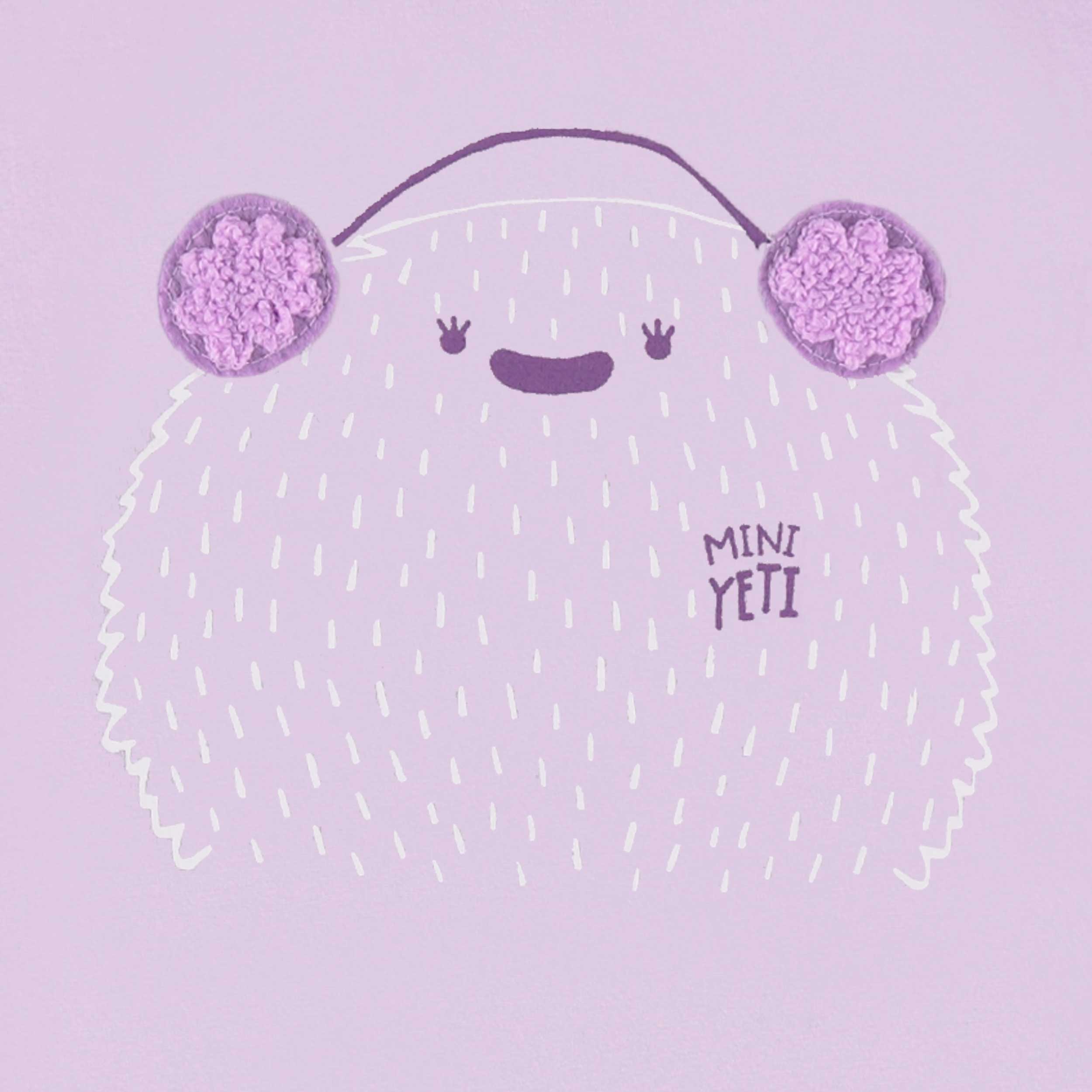 T-shirt mauve avec illustration, bébé - Image 2