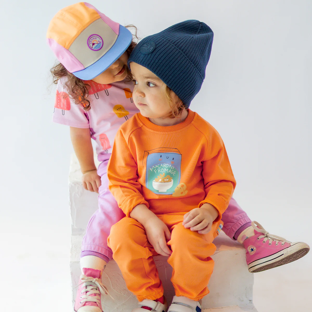 T-shirt mauve à motifs de sucettes glacées, bébé - Image 3