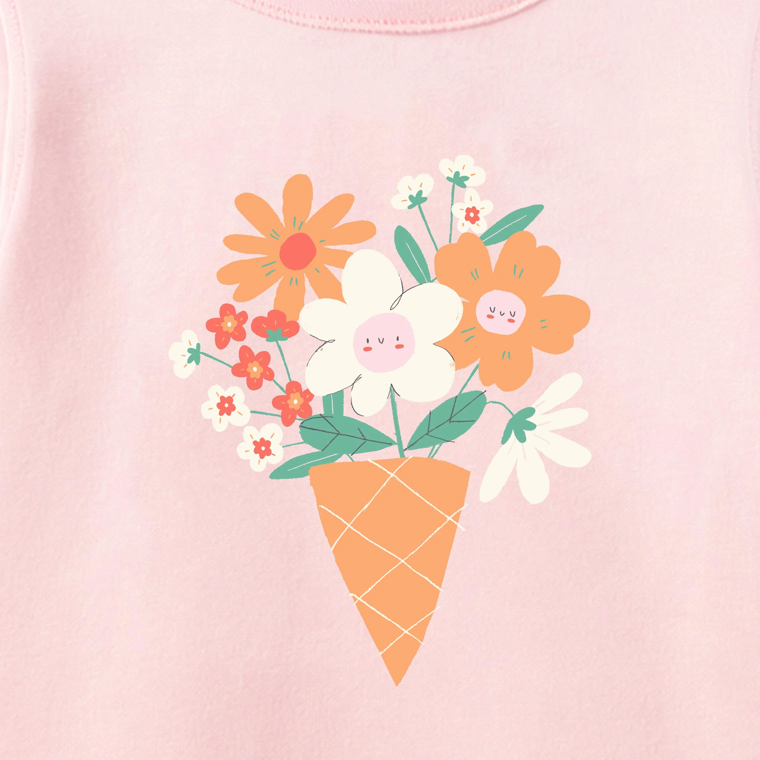 T-shirt rose avec illustration, enfant - Image 2