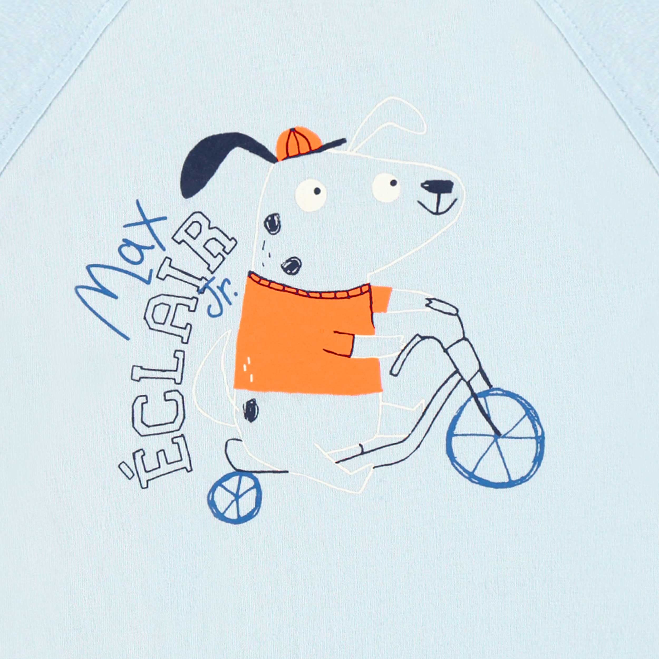 T-shirt sans manches bleu avec illustration, bébé - Image 2