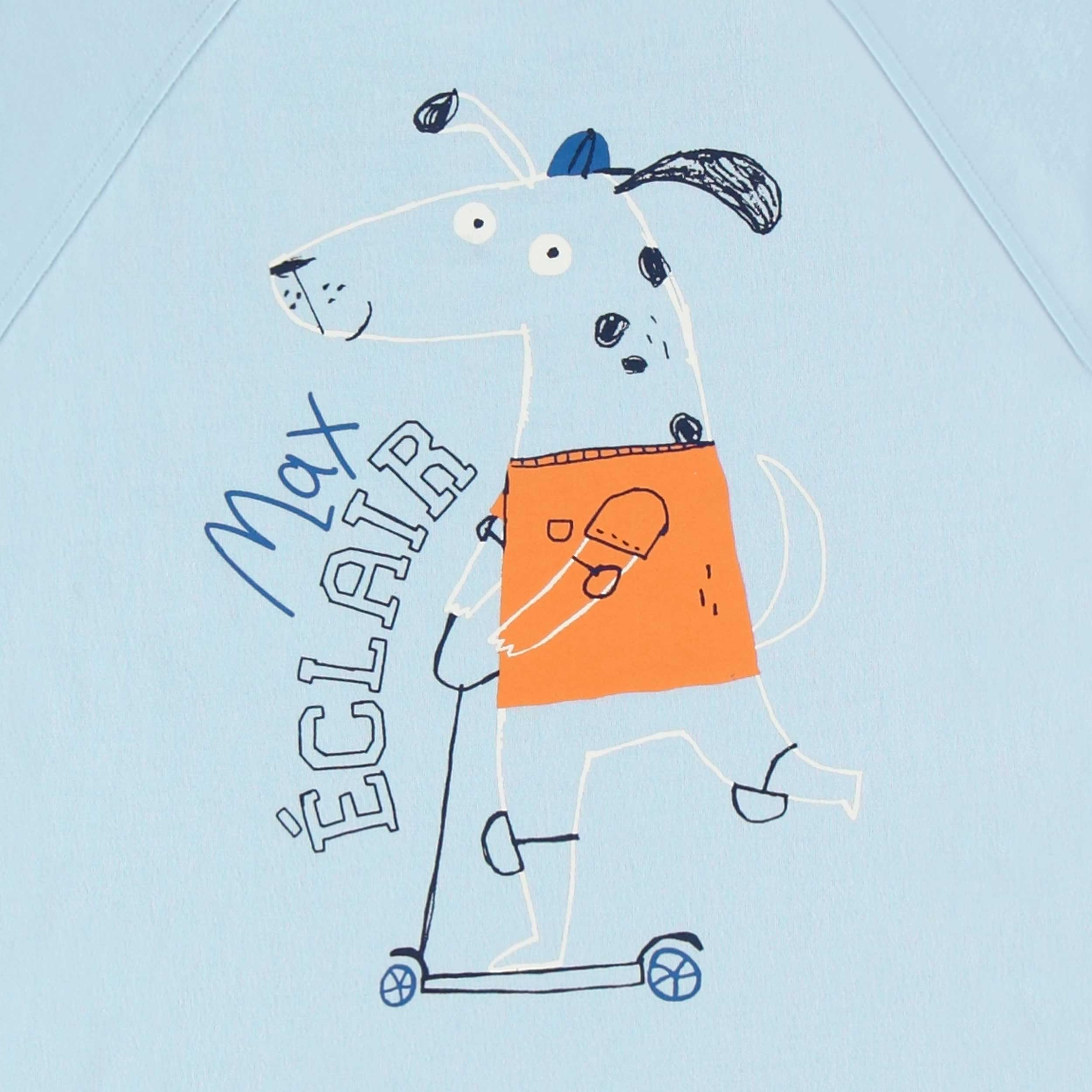 T-shirt sans manches bleu avec illustration, enfant - Image 3