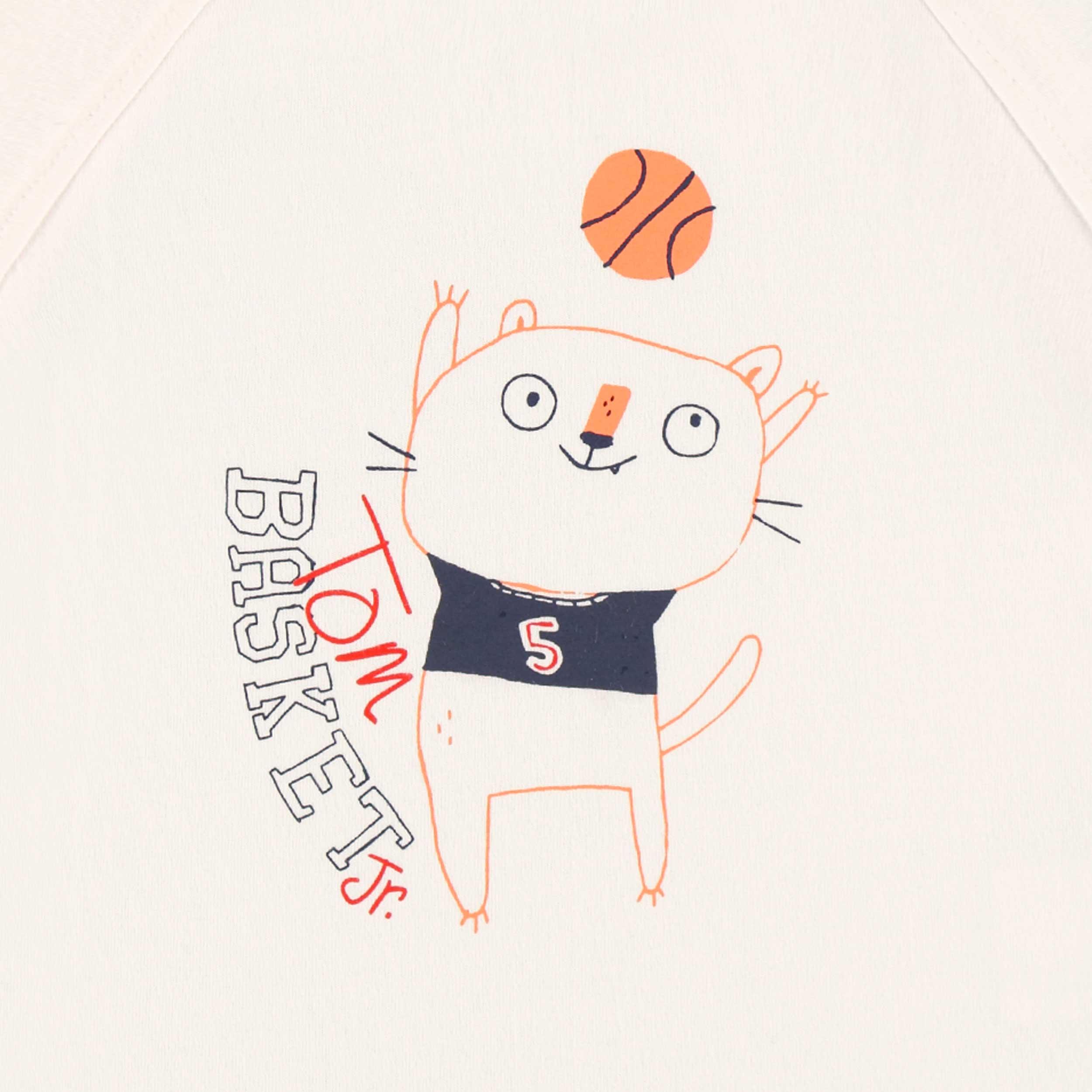 T-shirt sans manches crème avec illustration, bébé - Image 2