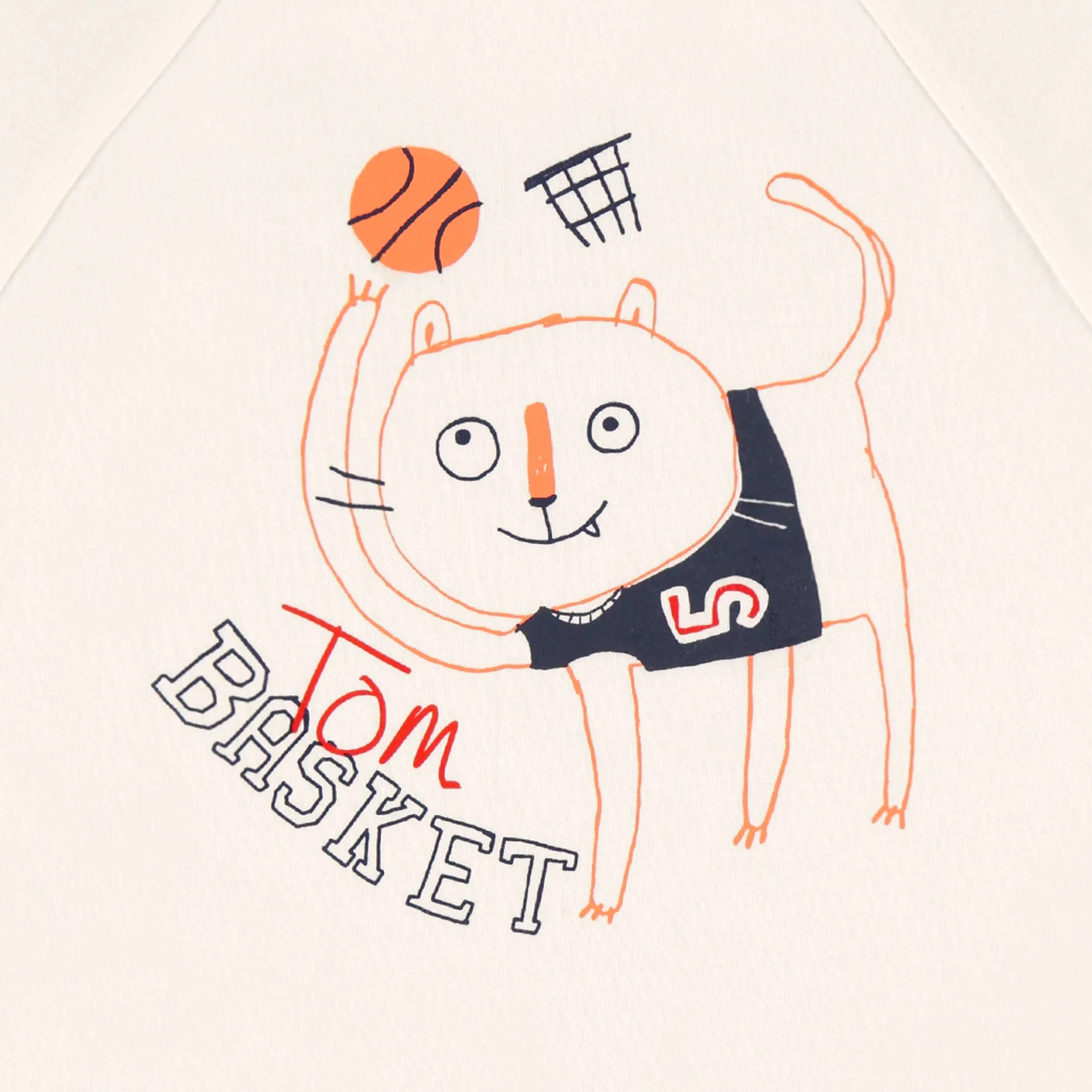 T-shirt sans manches crème avec illustration, enfant - Image 3