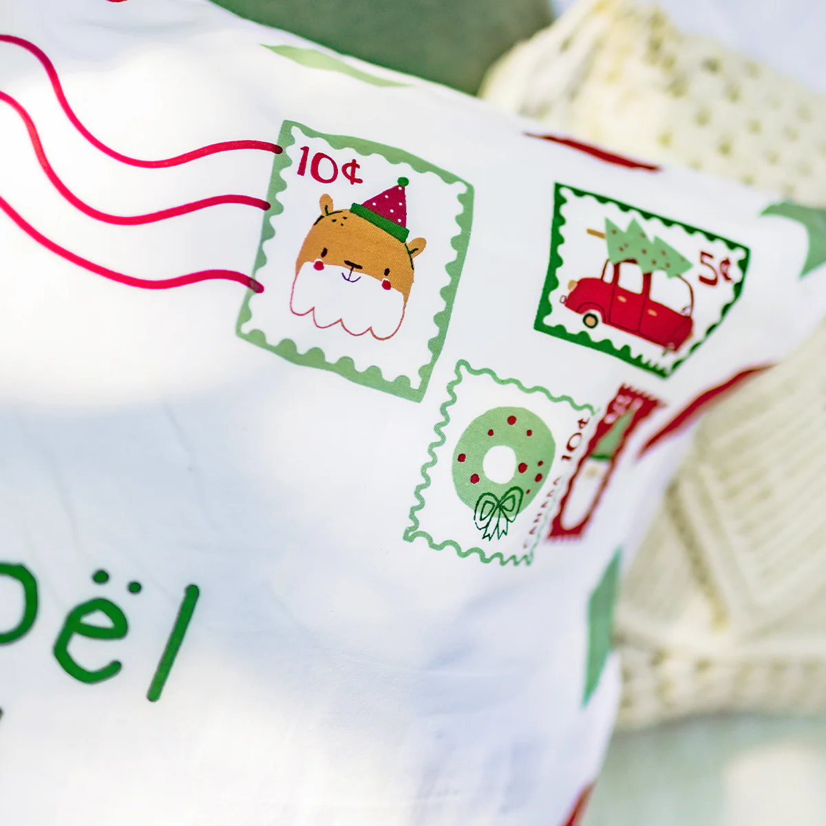 Taie d'oreiller réversible « lettre au père Noël » - Image 5