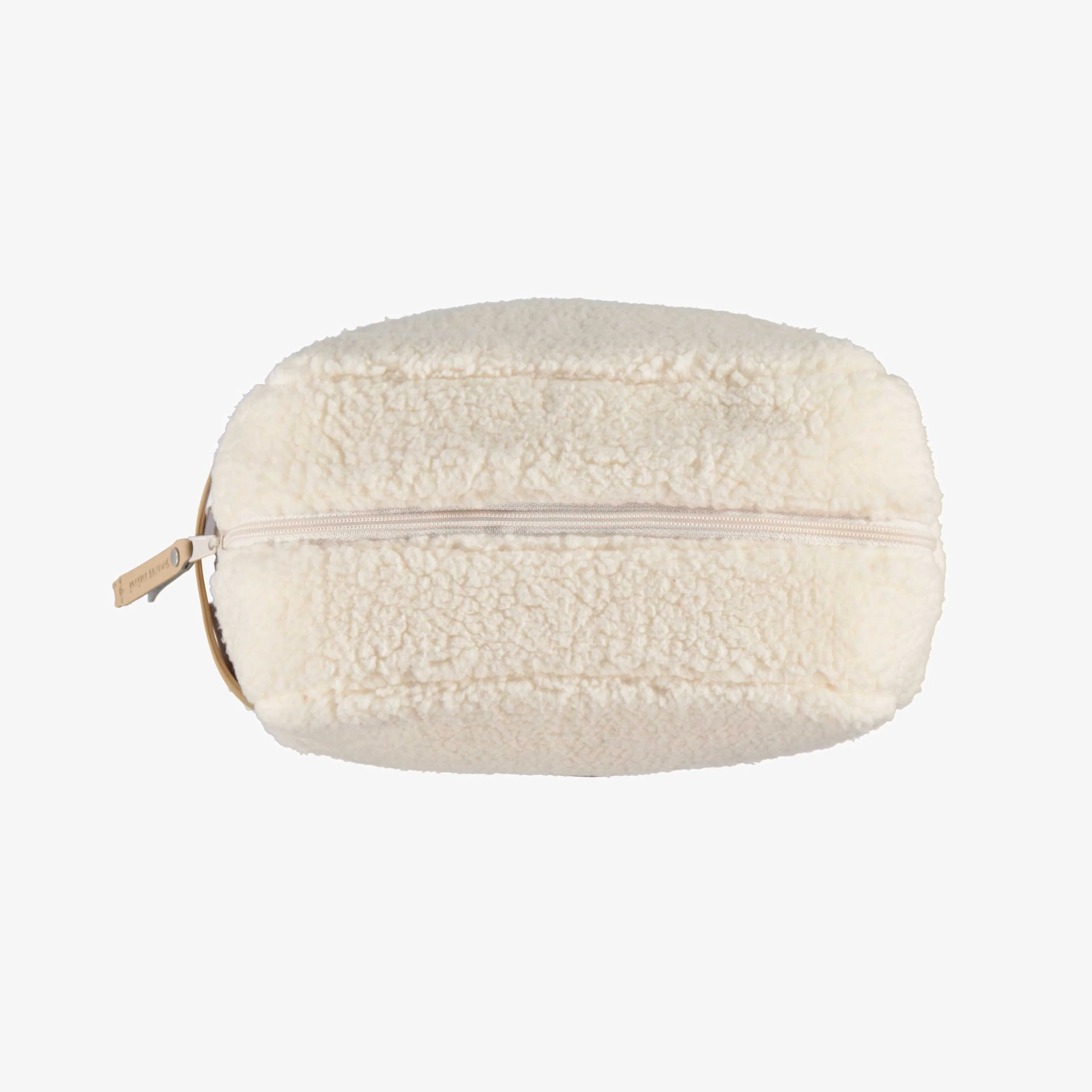 Trousse de toilette crème en sherpa - Image 3