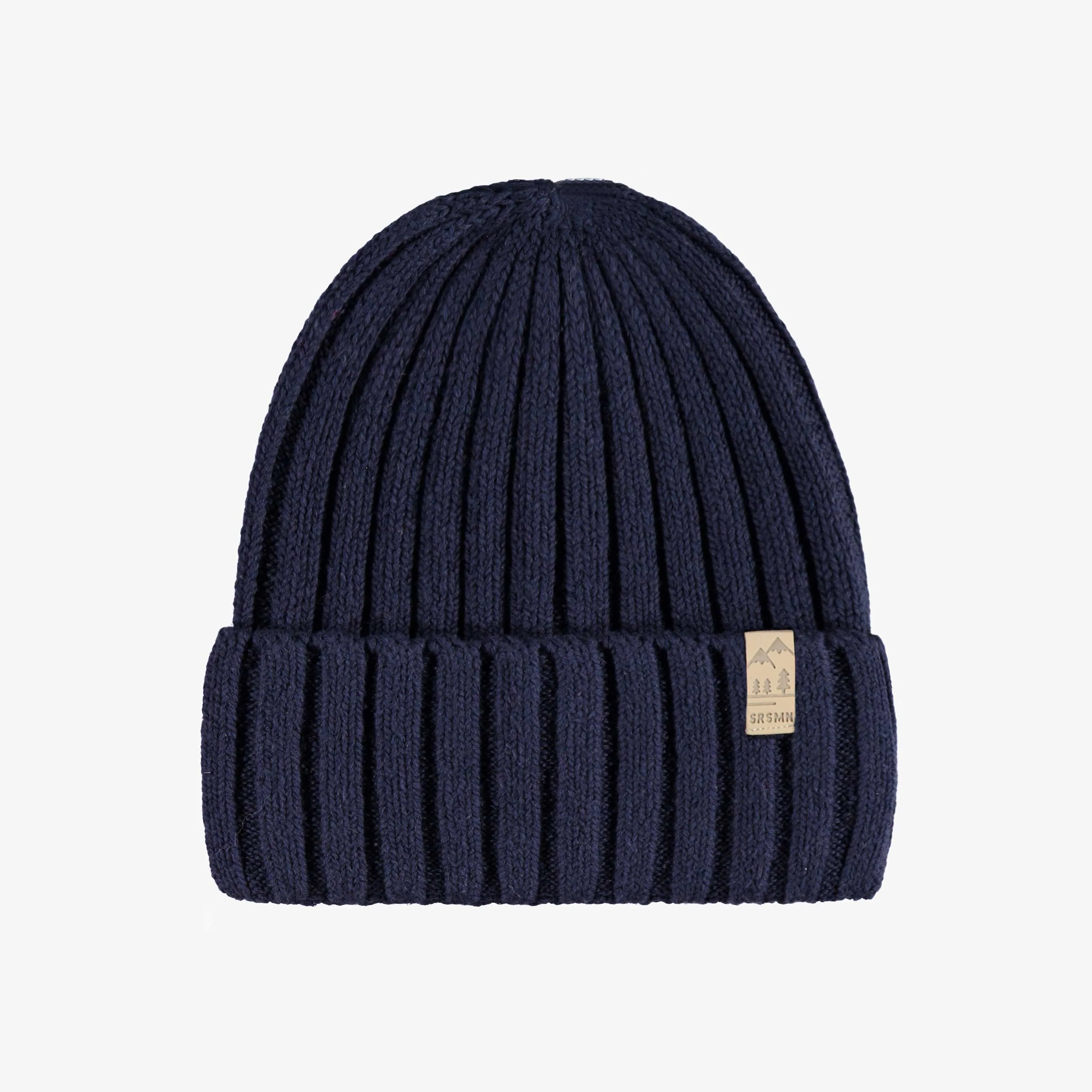 Tuque bleu marine en tricot, enfant