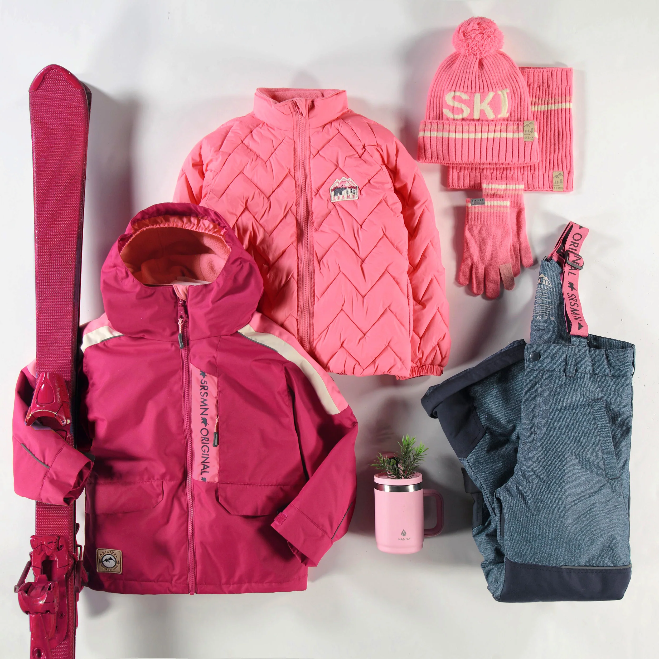 Tuque rose en tricot, enfant - Image 5