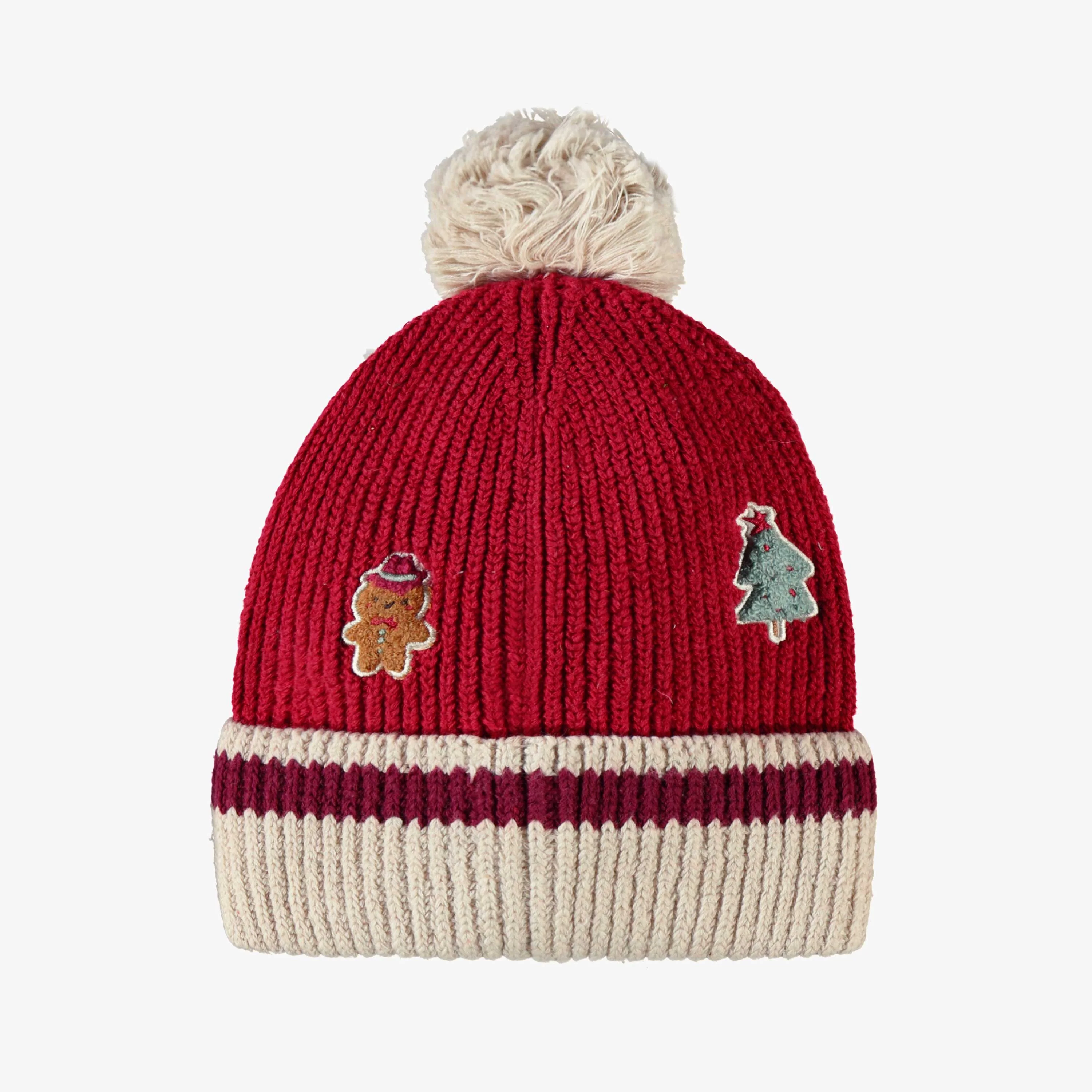 Tuque rouge en tricot avec motifs des Fêtes, enfant - Image 7