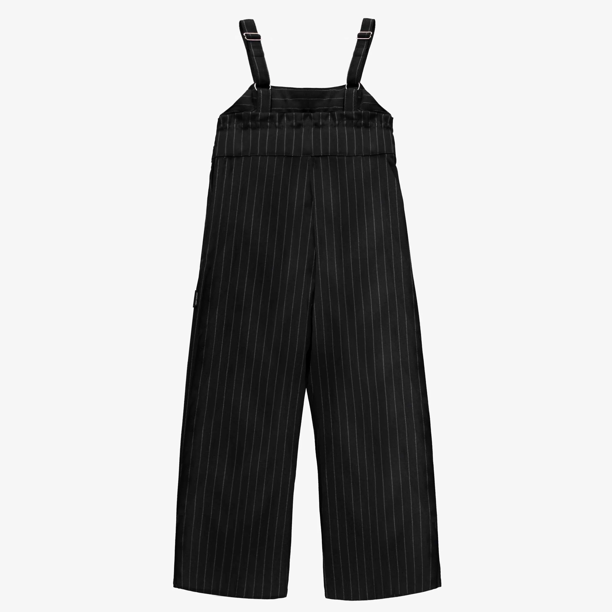 Une-pièce noir et blanc à rayures en gabardine de coton, enfant - Image 3