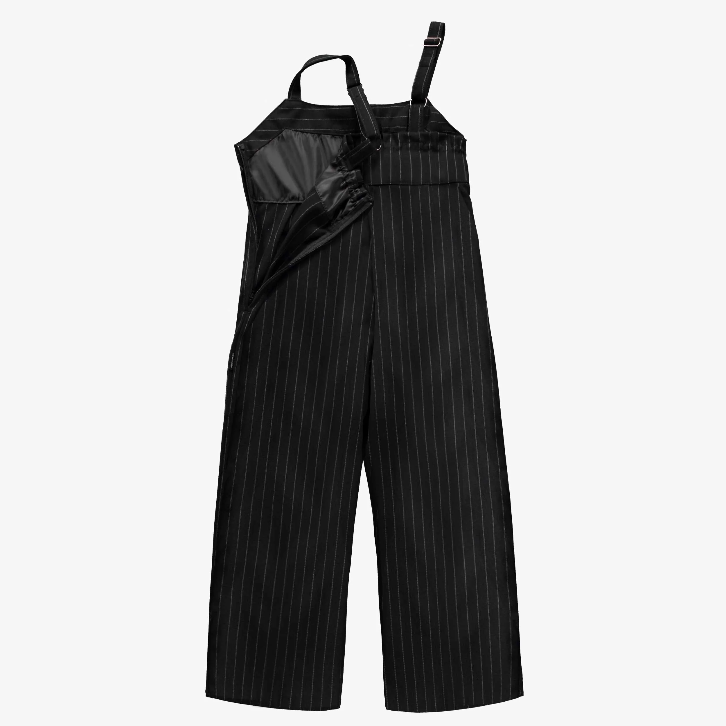 Une-pièce noir et blanc à rayures en gabardine de coton, enfant - Image 4